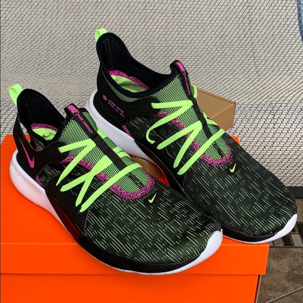 NIKE FLEX CONTACT 3 black/volt glow-hyper violet M - Picture 13 of 16